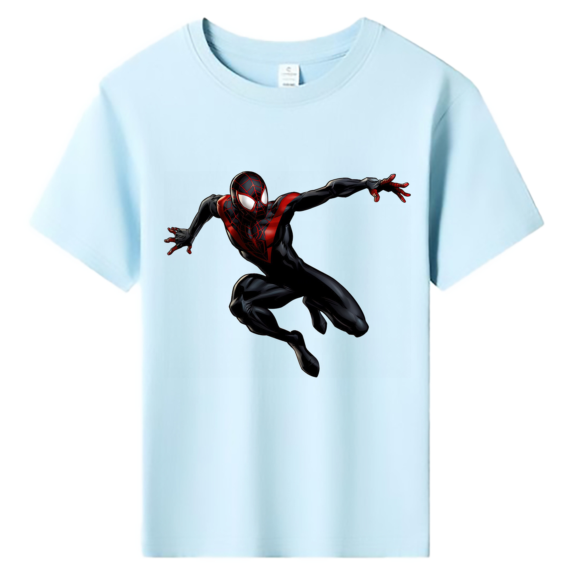 （画像用） Spider Man スパイダーマン 綿100％キッズTシャツ（フロントプリント）
